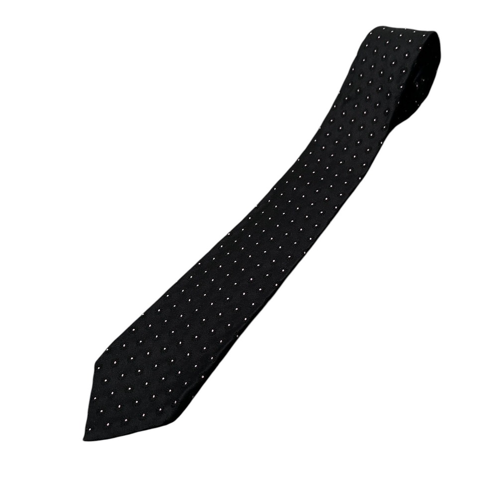 Kiton Napoli Black Pink Floral Tie 60"